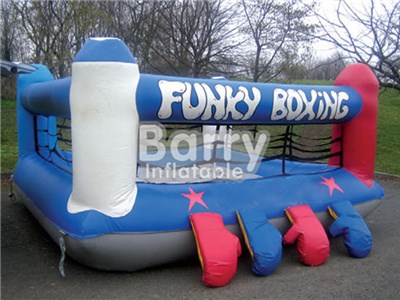 Guangzhou Factory Sport Game Inflatable Boxing Arena With Oversized Boxing Gloves  BY-IS-041 
